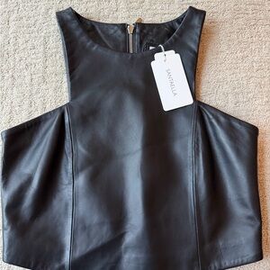 Santaella Tallulah Tank in black